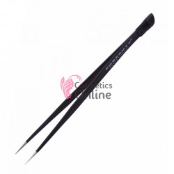 Penseta pentru nail art dreapta 2M Beauty neagra